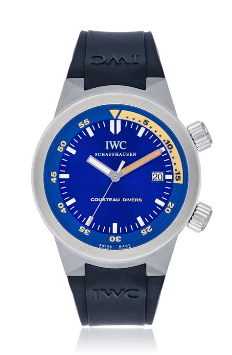 iwc cousteau|jacques cousteau dive watch.